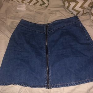 jean skirt